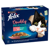 Felix Doubly Delicious ocean recipes wet cat food 12 x 85g - British product
