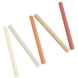 M&S ridged dinner candle neutral unscented pack of five, imported from the UK