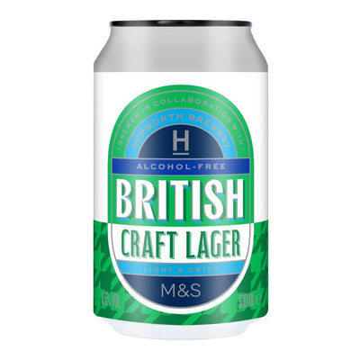 M&S Low Alcohol British Craft Lager 330ml
