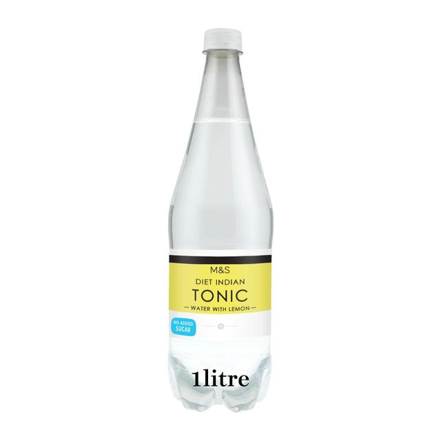 Marks & Spencer Diet Indian Tonic Water Lemon 1L, imported from the UK