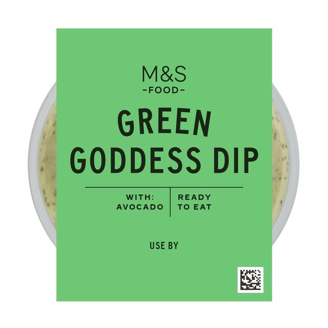 M&S Green Goddess Dip 170g, imported from the UK