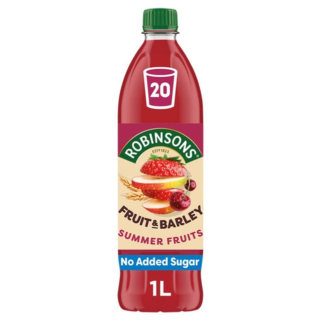 Robinsons Summer Fruits squash 1L, imported from the UK