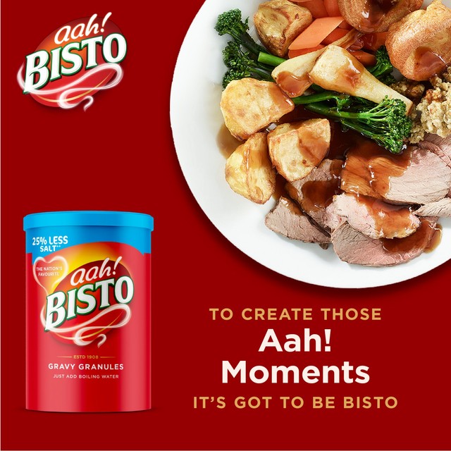 Bisto reduced salt gravy granules 300g - British product