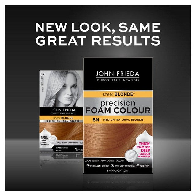 John Frieda hair dye Medium Natural Blonde 8N, UK version