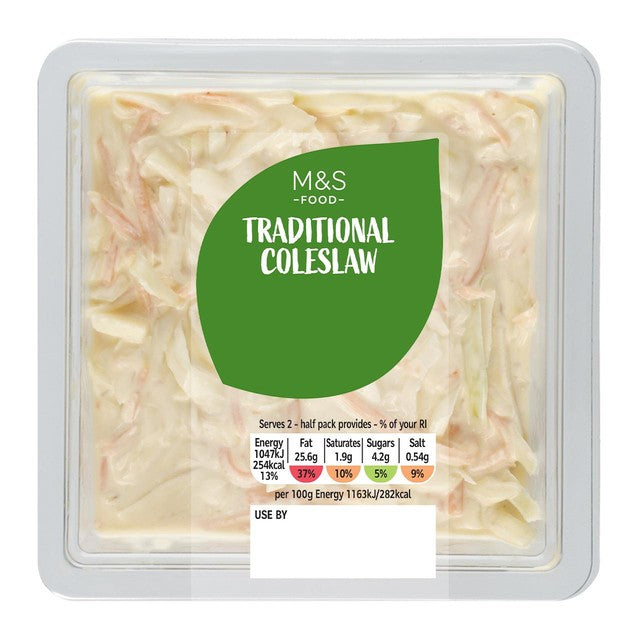 M&S Traditional Coleslaw 180g (British brand)