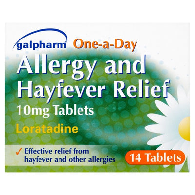Galpharm One a Day Hayfever & Allergy Relief 10mg Tablets 14 Tablets