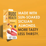 Rude Health organic almond drink with rice 1L, imported from the UK