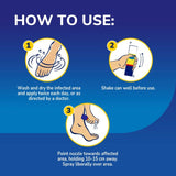 Scholl Athlete's Foot Antifungal Spray 150ml (British brand)