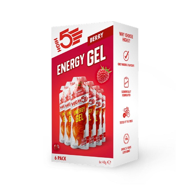 HIGH5 Energy Gel Berry 40g, UK version