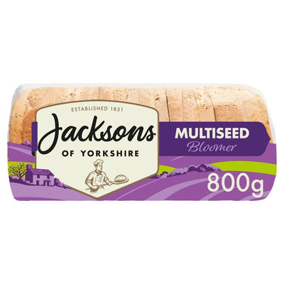 Jackson's of Yorkshire Multiseed Bloomer Seeded Bread 800g