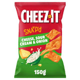 Cheez-It Cheese Sour Cream  Onion Thin  Crispy Baked Snacks 150g