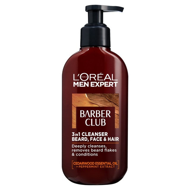 L'Oreal Men Expert Barber Club Beard Face Wash 200ml, UK version