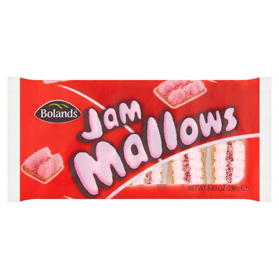 Bolands Jam Mallows Raspberry Flavour Biscuits 250g