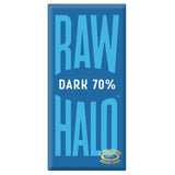 Raw Halo dark chocolate bar 70g imported from the UK