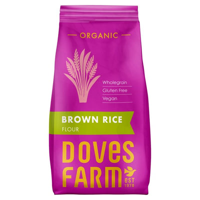 Doves Farm Organic Brown Rice Flour Wholegrain 290g