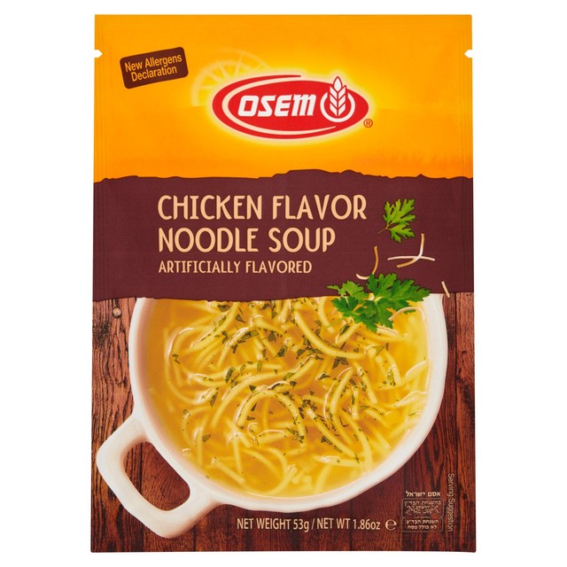 Osem Family Chicken Noodle Soup 53g, imported from the UK