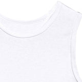 M&S Collection cotton vests white 9-10 Y, imported from the UK