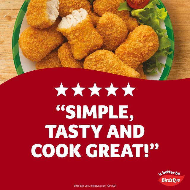 Birds Eye gluten-free chicken nuggets 455g - British product