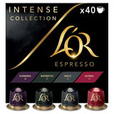 L'OR Intense Assortment coffee capsules 40 pods, UK version