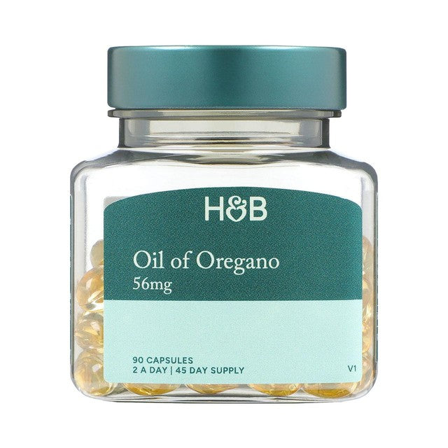 Holland & Barrett Oil of Oregano capsules 90 per pack, UK version