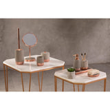 Premier Housewares Neptune Tumbler Concrete and Copper 250ml, imported from the UK