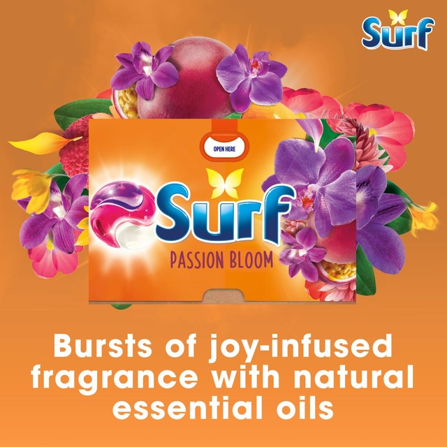 Surf Passion Bloom 3 in 1 Laundry Washing Detergent Capsules 26 Washes