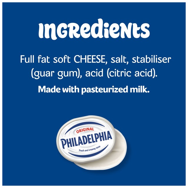Philadelphia original soft cream cheese 280g, imported from the UK
