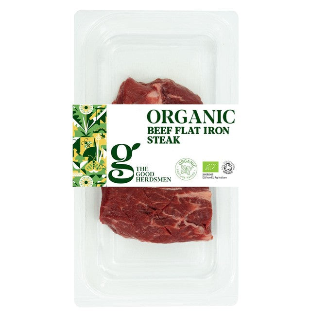 The Good Herdsmen organic flat iron beef steak 200g (British brand)