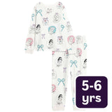 M&S cream Princess pyjamas for 5-6 years, imported from the UK