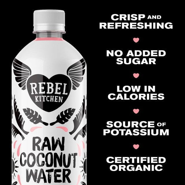 Rebel Kitchen coconut water organic 750ml imported from the UK