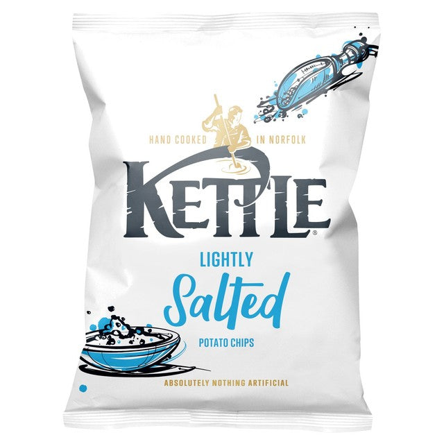 Kettle lightly salted potato chips 130g, UK version