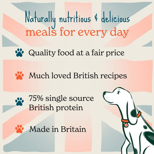 Forthglade wet dog food hearty turkey stew 395g - British product