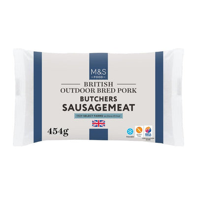 Saucisse de porc de plein air M&S 454g