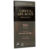 Green & Black's 70% organic dark chocolate bar 90g - British product