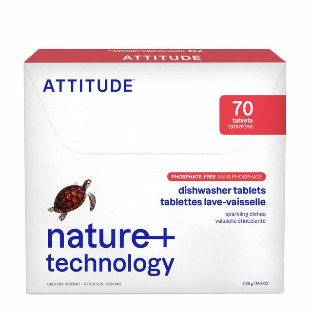 Attitude Solube Eco-Pouches dishwasher tablets - British product