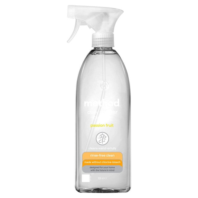 Method Passion Fruit Shower Spray 828ml, imported from the UK