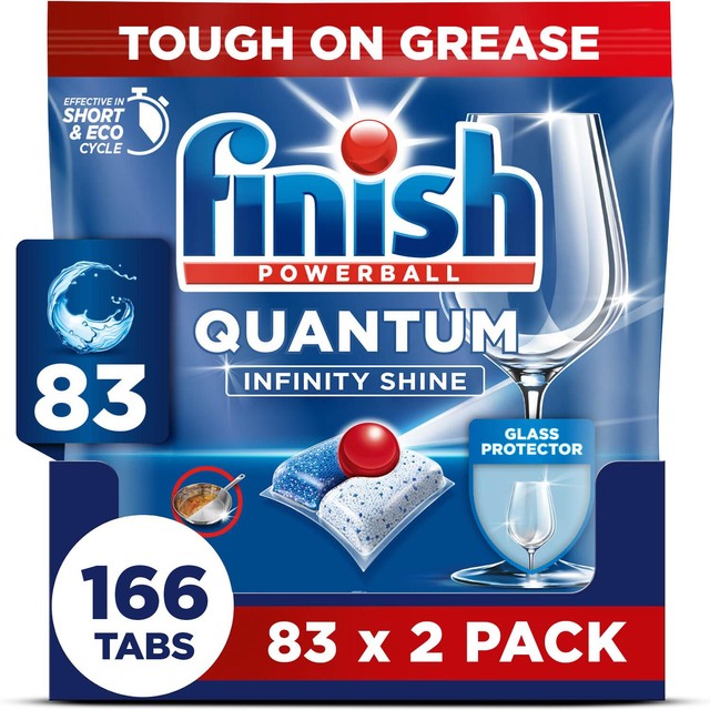 Finish Quantum Infinity Shine dishwasher tablets Regular 166 tablets - British product