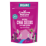 Creative Nature Organic Natural Chia Seeds 350g - British product
