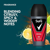 Sure Men Original Antiperspirant Roll On Deodorant 50ml (British brand)