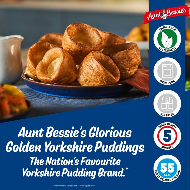 Aunt Bessie's Glorious Golden Yorkshire puddings 342g - British product