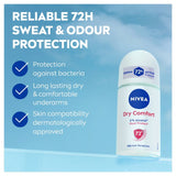 Nivea Dry Comfort anti-perspirant roll-on deodorant 50ml, imported from the UK