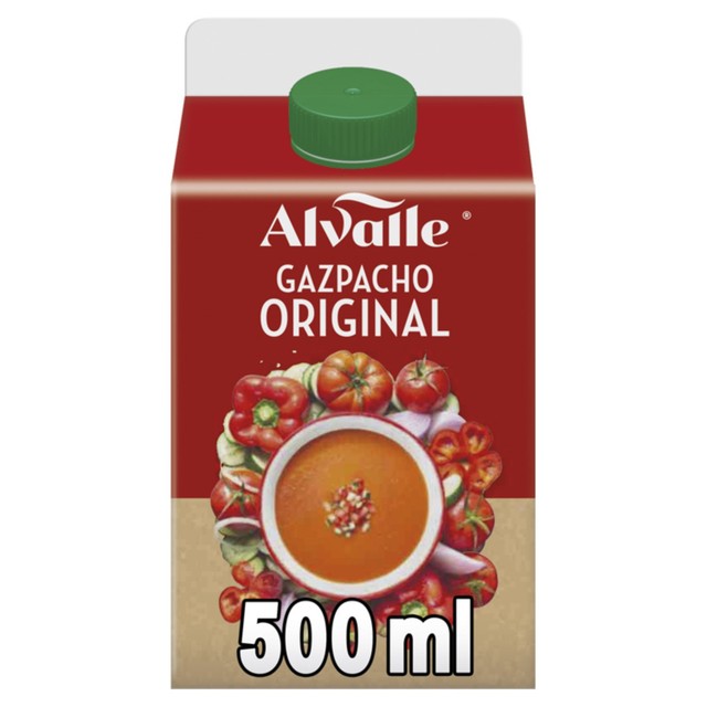 Alvalle Gazpacho Original chilled vegetable soup 500ml - British product