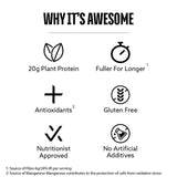 EXALT vegan protein smoothie with berries and vanilla 330ml - British product