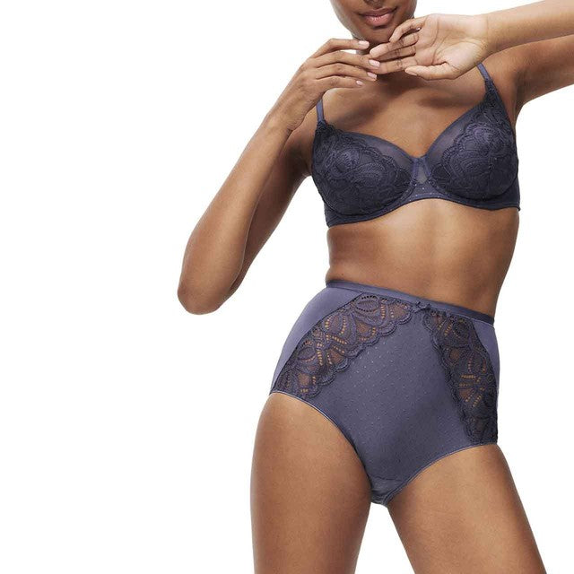 M&S Amelia Lace Full Briefs Thunder 8 - British product