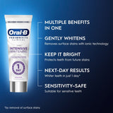 Oral-B 3D White Clinical Intensive Whitening toothpaste 75ml, imported from the UK