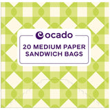 Ocado medium paper sandwich bags, imported from the UK
