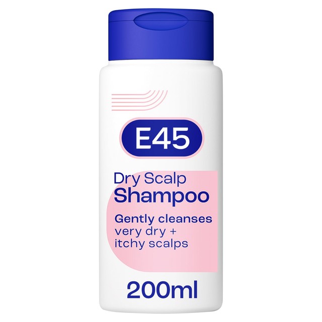E45 anti-dandruff shampoo for itchy dry scalp 200ml - British product
