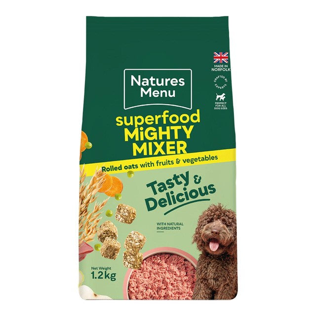 Natures Menu Country Hunter Dog Mixer Biscuits 1.2kg, imported from the UK