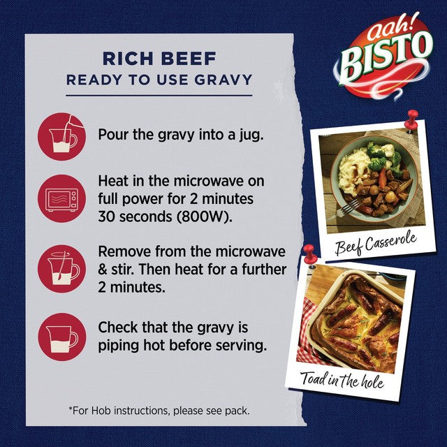 Bisto beef gravy 500ml - British product