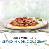 Gourmet Perle Senior 7+ Chef's Collection in Gravy wet cat food 60 x 85g, UK version